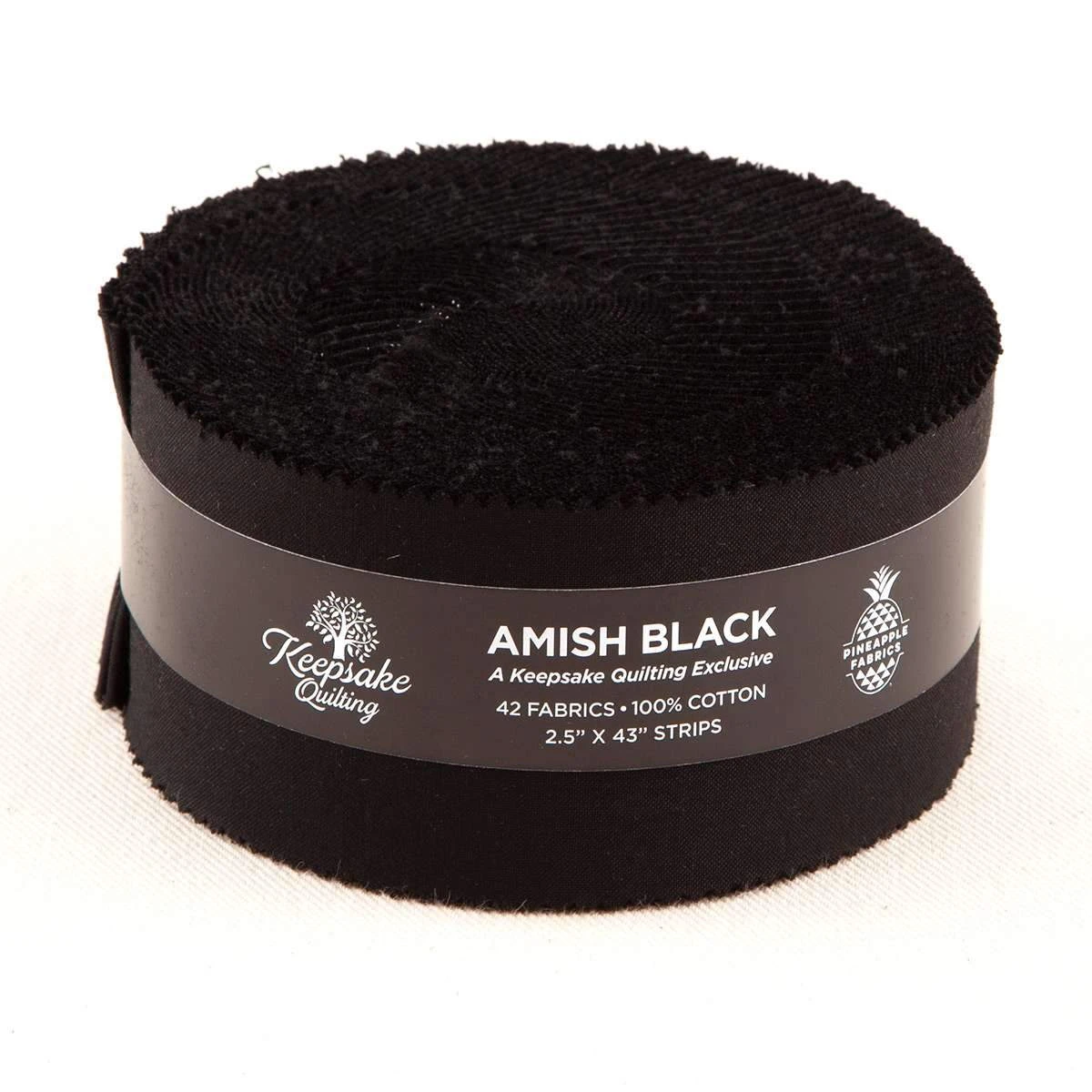 Keepsake Quilting - Amish Black - 2 1/2" Strips - 42 Pieces 1 Keepsake Quilting - Amish Black - 2 1/2" Strips - 42 Pieces