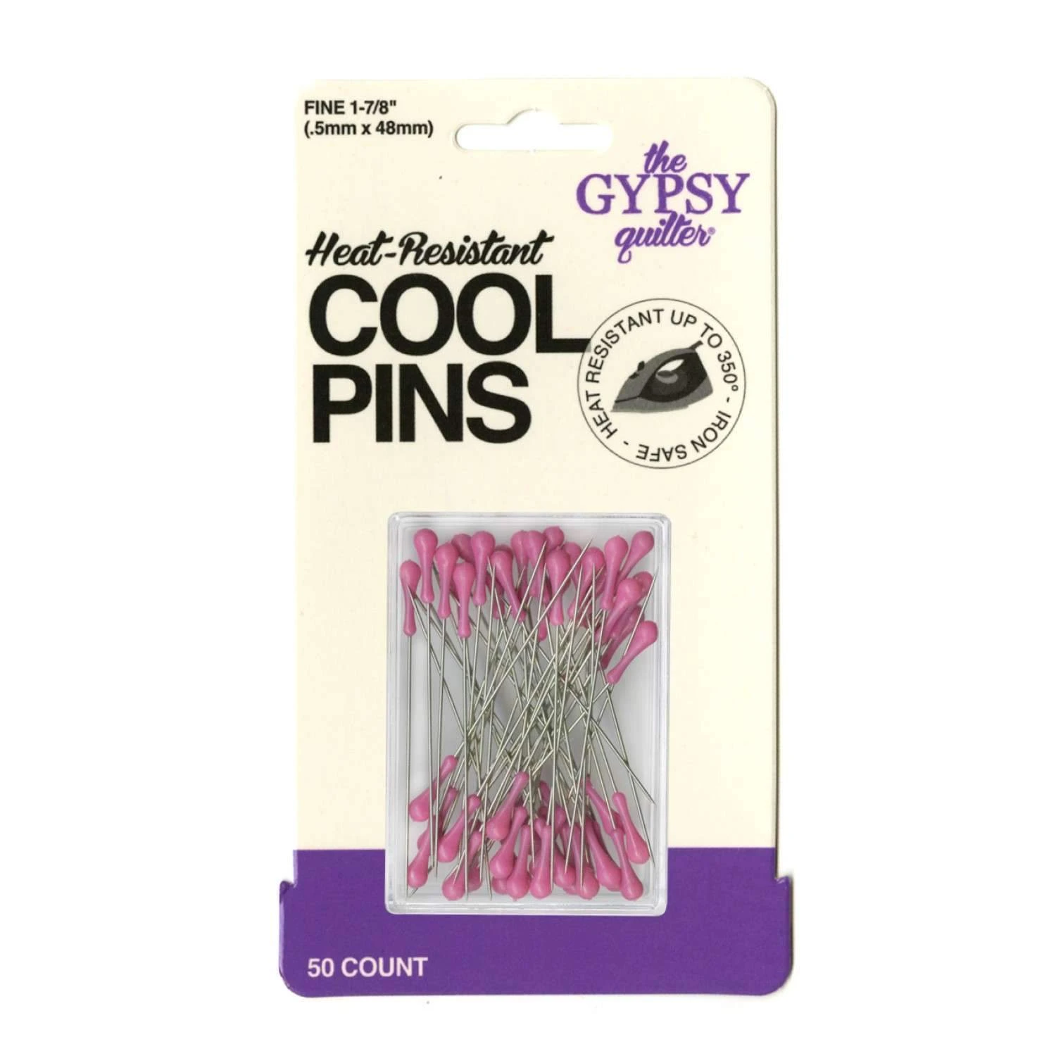 Cool Pins Fortune Fuchsia50pc 1 Cool Pins Fortune Fuchsia50pc
