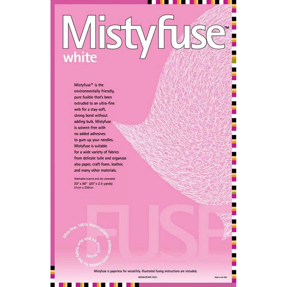 Mistyfuse White 20" X 90" From Attached Inc 1 Mistyfuse White 20" X 90" From Attached Inc