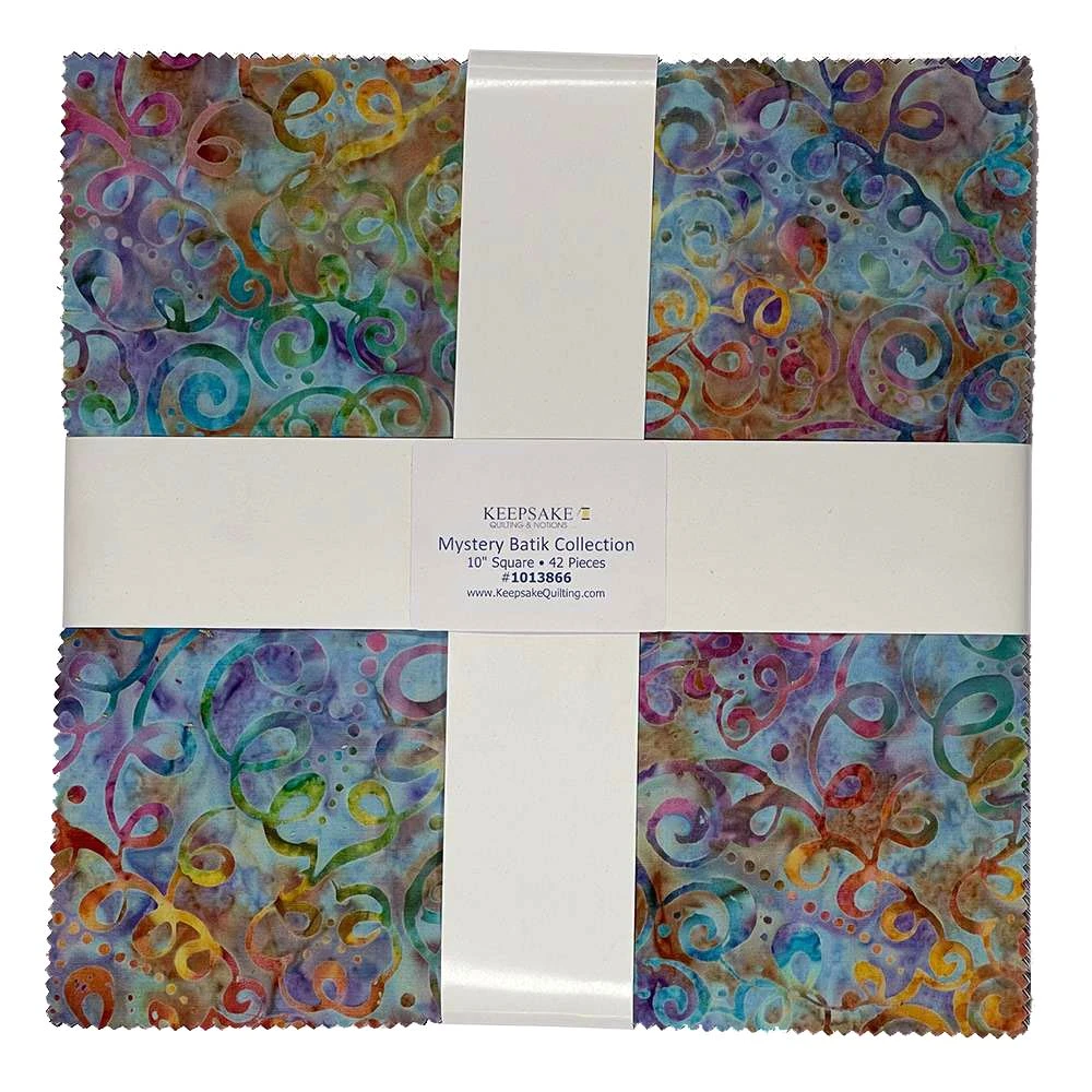 Mystery Batik 42-Piece 10" X 10" Square Collection 2 Mystery Batik 42-Piece 10" X 10" Square Collection - Image 2