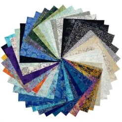 Mystery Batik 42-Piece 10" X 10" Square Collection 5 Mystery Batik 42-Piece 10" X 10" Square Collection -Keepsake Quilting Shop 1013866 03