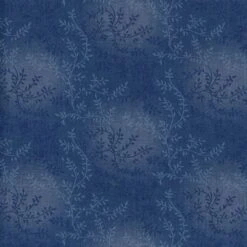 Denim Blended Branches 108" Fabric By The Yard
