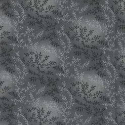 Slate Blended Branches 108" Fabric By The Yard