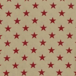 Red Antique Stars 108" Fabric By The Yard