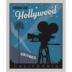 Destinations Hollywood Poster Panel 36" X 43"