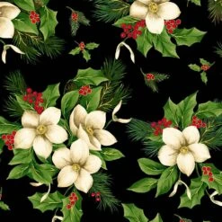 Windham Fabrics - Christmas Blooms - 108" Wide 3-Yard Back Pack