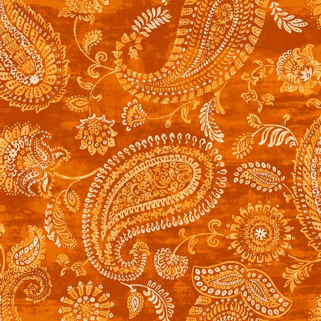 P&B Textiles - Bohemia - Paisley - Sunshine - 108" Wide - 3 Yard Back Pack 1 P&B Textiles - Bohemia - Paisley - Sunshine - 108" Wide - 3 Yard Back Pack