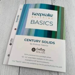 Keepsake Quilting Exclusive - Andover Fabrics - Century Solids - Swatched Color Card -Keepsake Quilting Shop 1017038 03