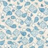 P&B Textiles - Barnyard Babies By Clint Eagar - Paisley & Squares - Cream & Blue - Yardage -Keepsake Quilting Shop 1017300G 01