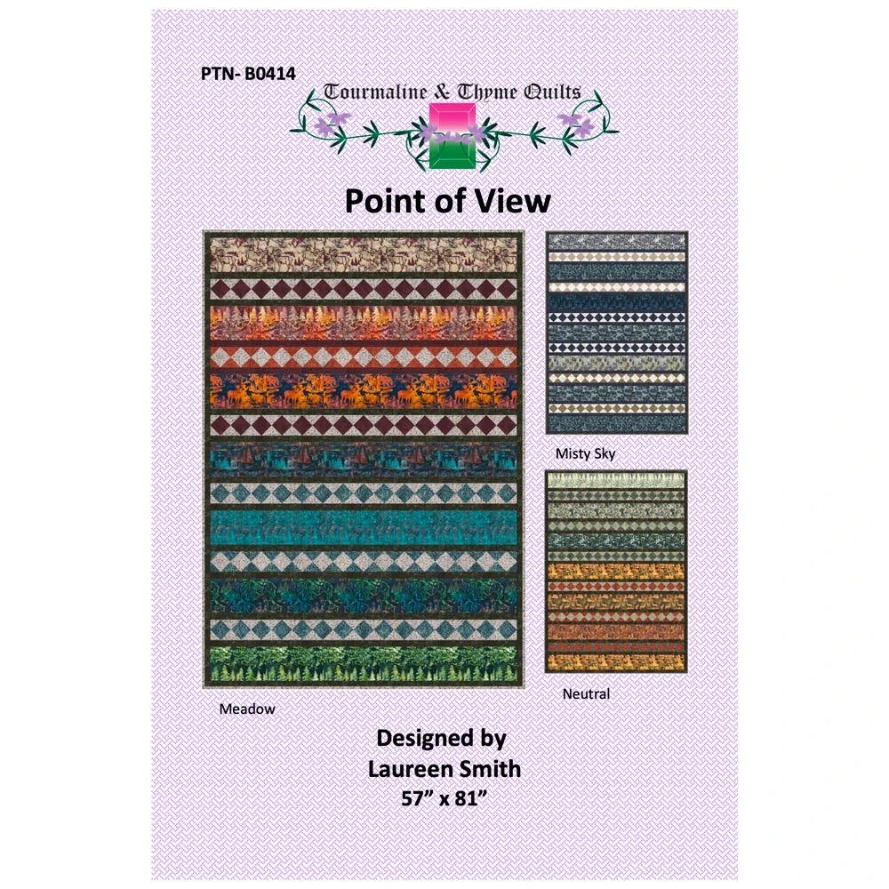 Point Of View - Tourmaline & Thyme Quilts - Pattern 1 Point Of View - Tourmaline & Thyme Quilts - Pattern