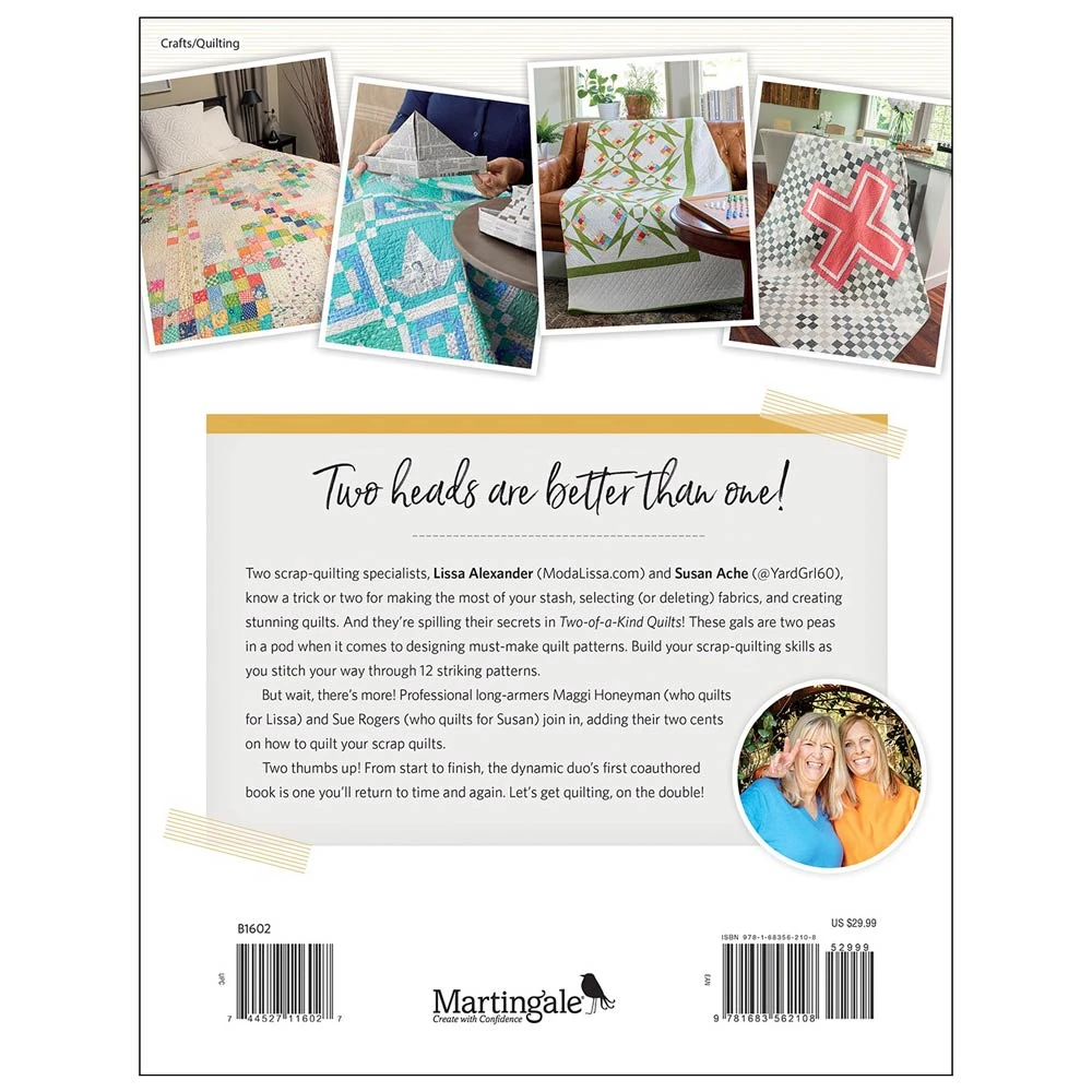 Two Of A Kind Quilts - Lissa Alexander And Susan Ache - Book 2 Two Of A Kind Quilts - Lissa Alexander And Susan Ache - Book - Image 2