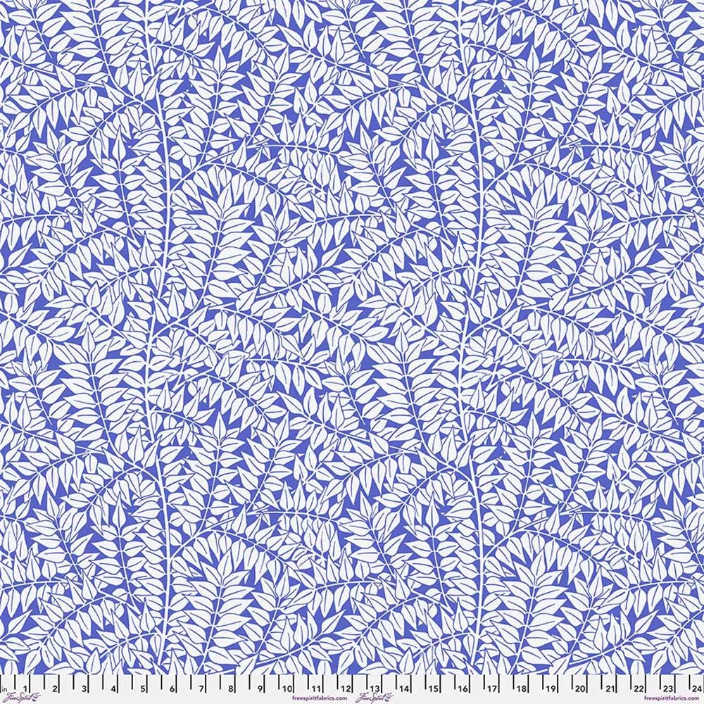 FreeSpirit - Kaffe Fassett X The Original Morris & Co. - Branches - Blue - Yardage 2 FreeSpirit - Kaffe Fassett X The Original Morris & Co. - Branches - Blue - Yardage - Image 2