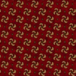 Henry Glass - Scrap Basket Favorites - Kim Diehl - Swirled Feathers - Cranberry - Yardage