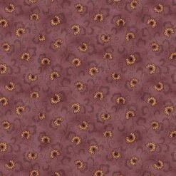 Henry Glass - Scrap Basket Favorites - Kim Diehl - Lacy Blooms - Violet - Yardage