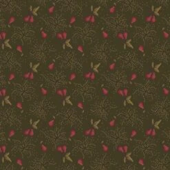 Henry Glass - Scrap Basket Favorites - Kim Diehl - Burnished Pear Sprigs - Green - Yardage