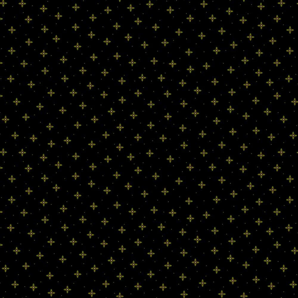 Henry Glass - Scrap Basket Favorites - Kim Diehl - Twinkle Star - Black - Yardage 1 Henry Glass - Scrap Basket Favorites - Kim Diehl - Twinkle Star - Black - Yardage