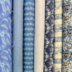 Mystery Blue Prints Scrap Bag - Minimum 6-Yards Of Fabric!