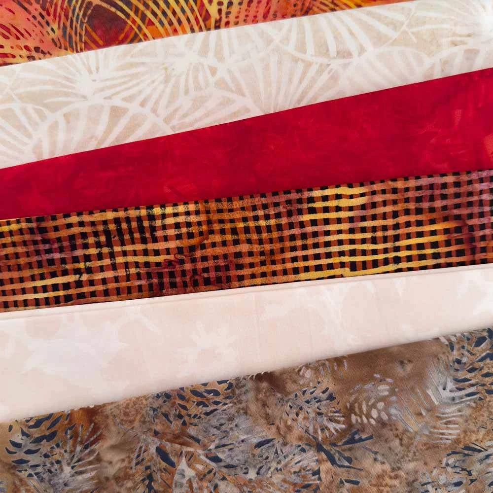 Hoffman Fabrics - Autumn Woods Batik - 6-Piece - Fat Quarter Medley 2 Hoffman Fabrics - Autumn Woods Batik - 6-Piece - Fat Quarter Medley - Image 2