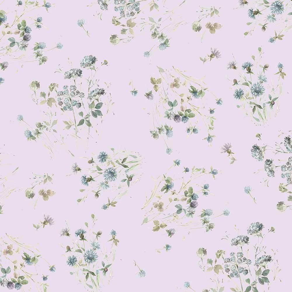 Wilmington Prints - Au Naturel - Lisa Audit - Large Floral - Purple - Yardage 1 Wilmington Prints - Au Naturel - Lisa Audit - Large Floral - Purple - Yardage