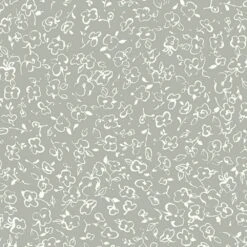 Wilmington Prints - Au Naturel - Lisa Audit - Floral Doodle - Green / Ivory - Yardage