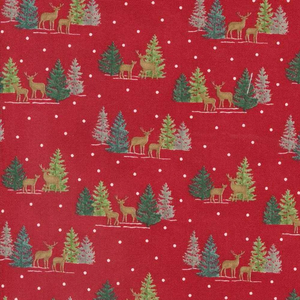 Moda - Woodland Winter - Deb Strain - Snowy Winter - Cardinal Red - Yardage 1 Moda - Woodland Winter - Deb Strain - Snowy Winter - Cardinal Red - Yardage