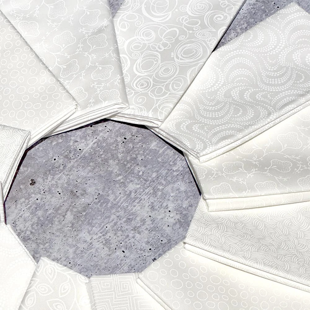 P&B Textiles - Rambling White-on-White - Fat Quarter - 12 Fabrics 1 P&B Textiles - Rambling White-on-White - Fat Quarter - 12 Fabrics