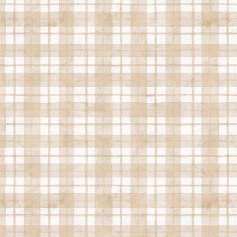 P&B Textiles - Farmhouse Americana - Cindy Jacobs - Plaid - Natural / Cream - Yardage 1 P&B Textiles - Farmhouse Americana - Cindy Jacobs - Plaid - Natural / Cream - Yardage