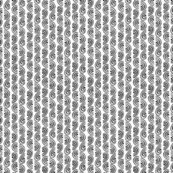 P&B Textiles - Salt & Pepper II - Spiral Stripe - White - Yardage