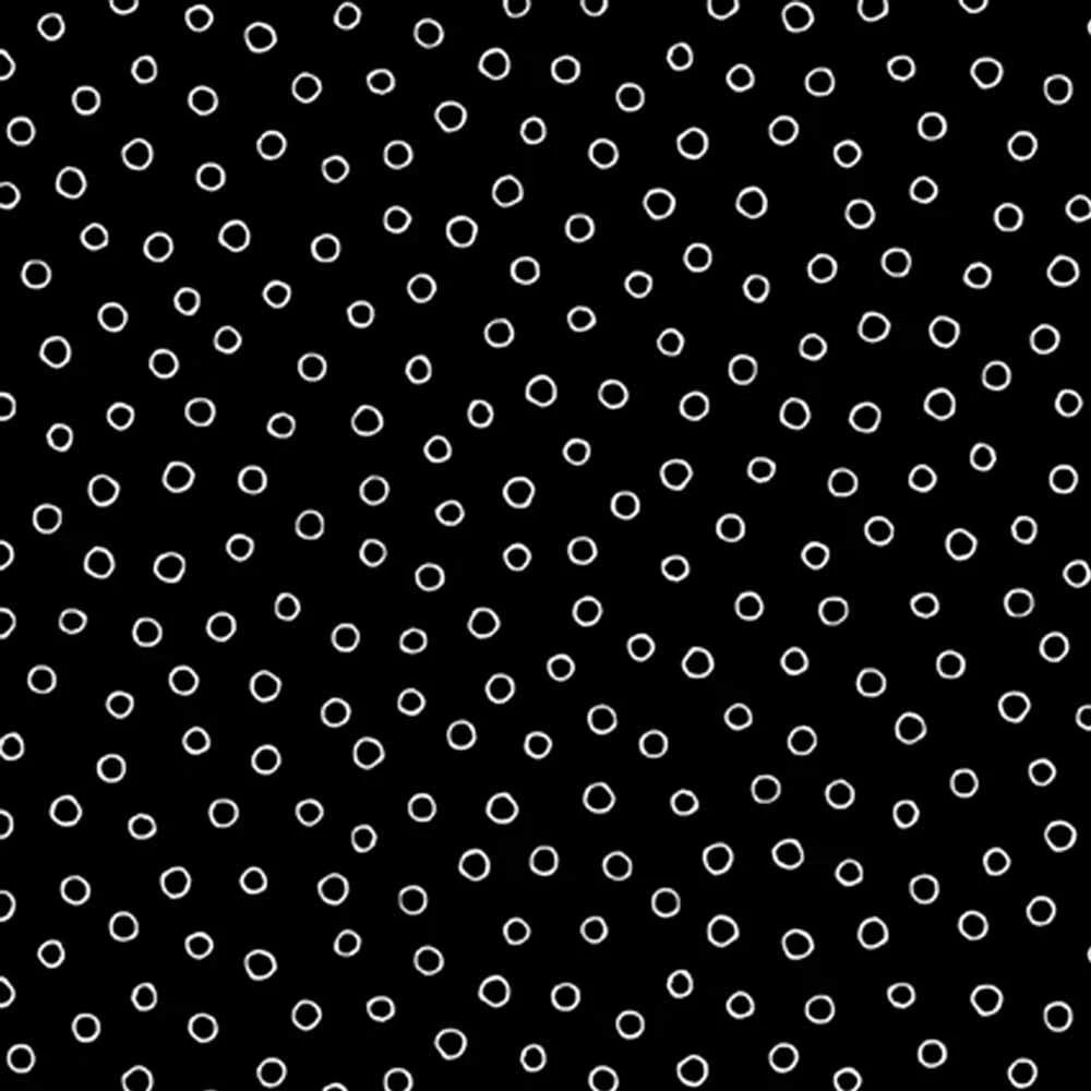 P&B Textiles - Salt & Pepper II - Circle - Black - Yardage 1 P&B Textiles - Salt & Pepper II - Circle - Black - Yardage