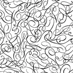 P&B Textiles - Salt & Pepper II - Scribble - White - Yardage