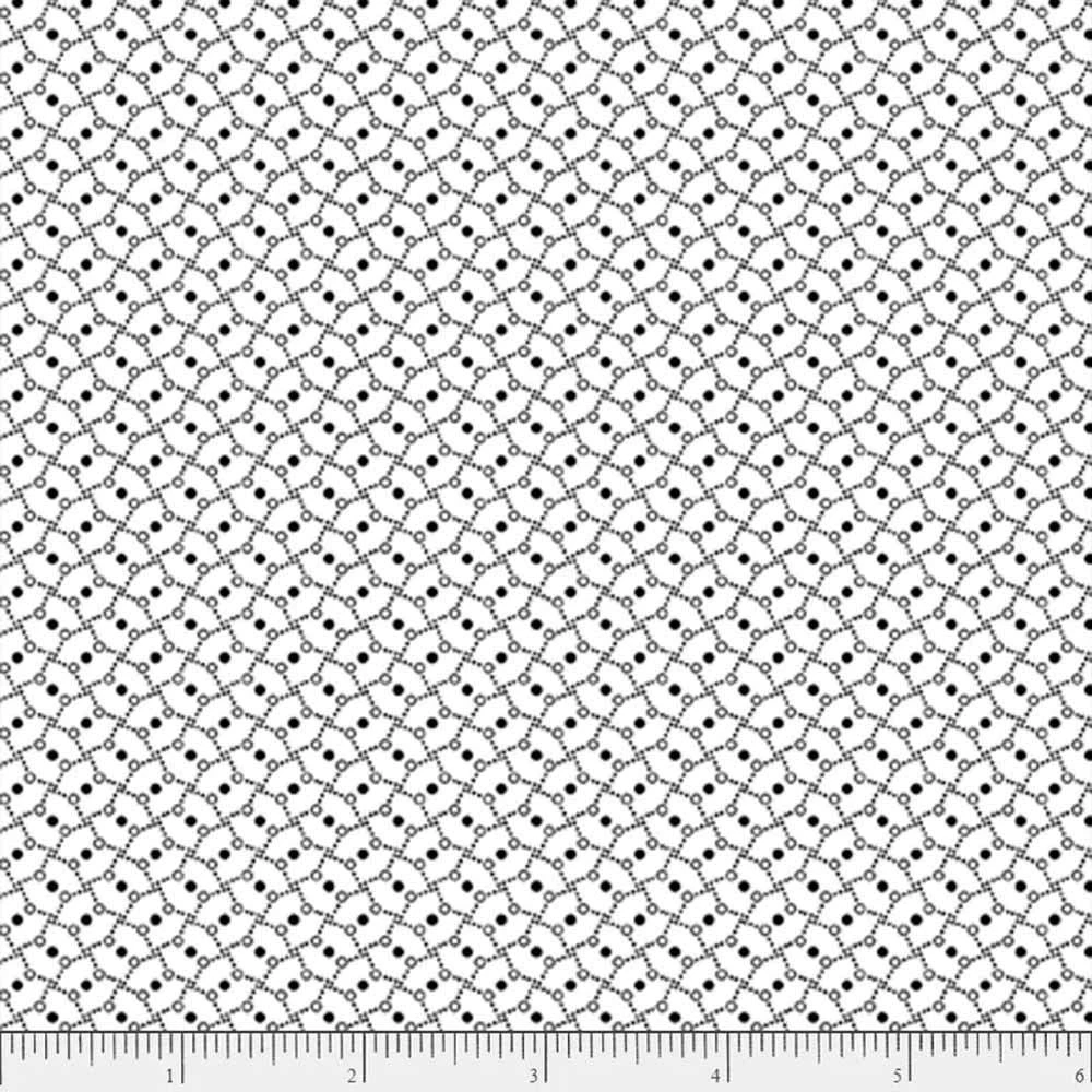 P&B Textiles - Salt & Pepper II - Fishnet - White - Yardage 2 P&B Textiles - Salt & Pepper II - Fishnet - White - Yardage - Image 2