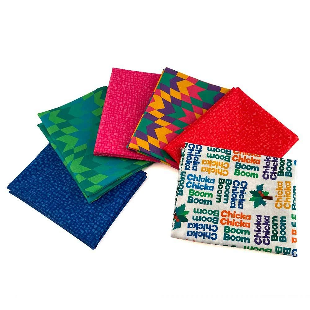 Windham Fabrics - Chicka Chicka Boom Boom - 6-piece Fat Quarter - Medley 3 Windham Fabrics - Chicka Chicka Boom Boom - 6-piece Fat Quarter - Medley - Image 3