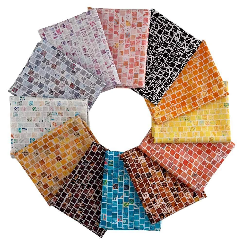 Mosaic Masterpiece - Fat Quarter Bundle - 12 Piece 1 Mosaic Masterpiece - Fat Quarter Bundle - 12 Piece