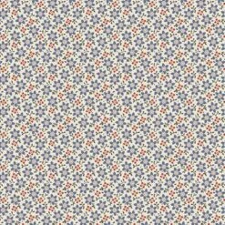 Marcus Fabrics - Rag Bag Doll By Miriam Christensen Rawson - Blue Flowers - Yardage