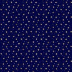 Marcus Fabrics - Betsy's Needlework By Pam Buda - Star Bright - Navy - Yardage
