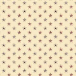 Marcus Fabrics - Betsy's Needlework By Pam Buda - Shining Stars - Cream - Yardage
