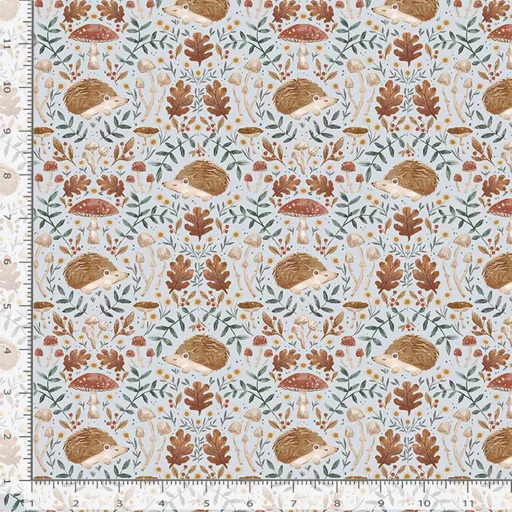 Dear Stella - Willow By Clara Jean - Hedgehogs - Multi - Yardage 2 Dear Stella - Willow By Clara Jean - Hedgehogs - Multi - Yardage - Image 2