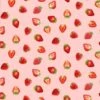 Timeless Treasures - Berry Sweet - Tossed Strawberries - Pink - Yardage -Keepsake Quilting Shop 1019102F 01