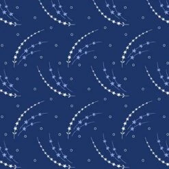 Andover Fabrics - Tradition - Shooting Star - Blue - Yardage