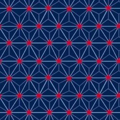 Andover Fabrics - Tradition -Star Grid - Blue - Yardage