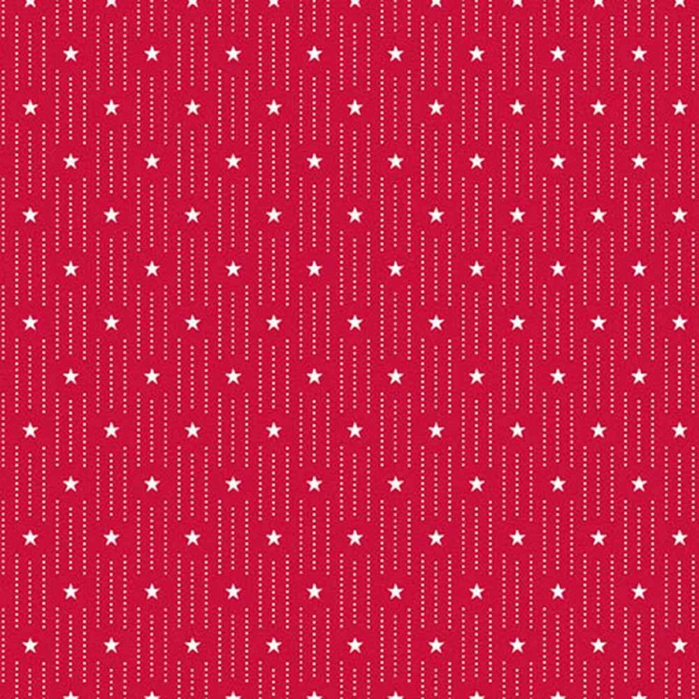 Andover Fabrics - Tradition - Pin Dot Stripe - Red - Yardage 1 Andover Fabrics - Tradition - Pin Dot Stripe - Red - Yardage