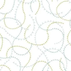 P&B Textiles - Mystical Kingdom - Flight Path - White - Yardage