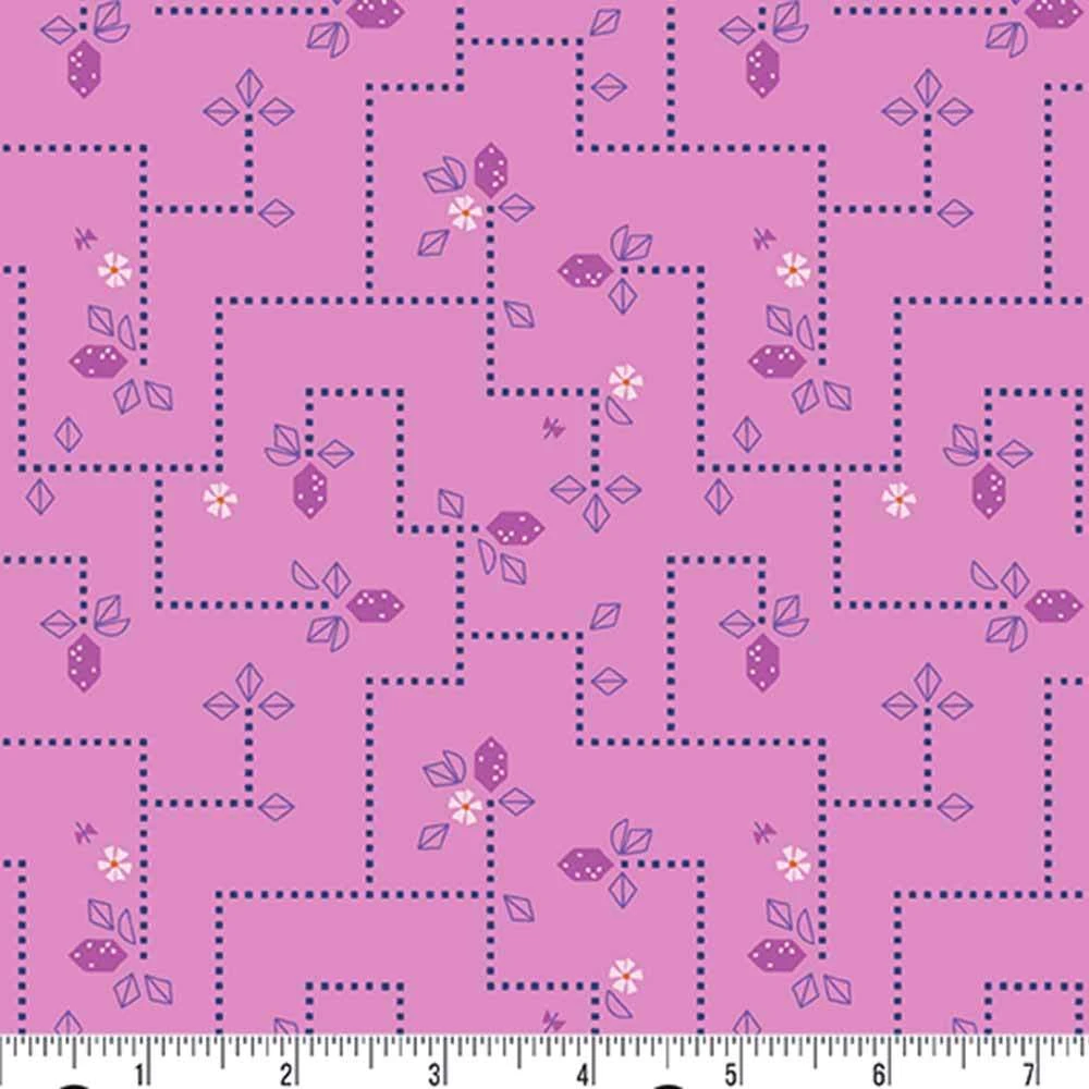 Andover Fabrics - Nora's Garden By Shauna Doris - Sour Patch - Pink Fizz - Yardage 2 Andover Fabrics - Nora's Garden By Shauna Doris - Sour Patch - Pink Fizz - Yardage - Image 2