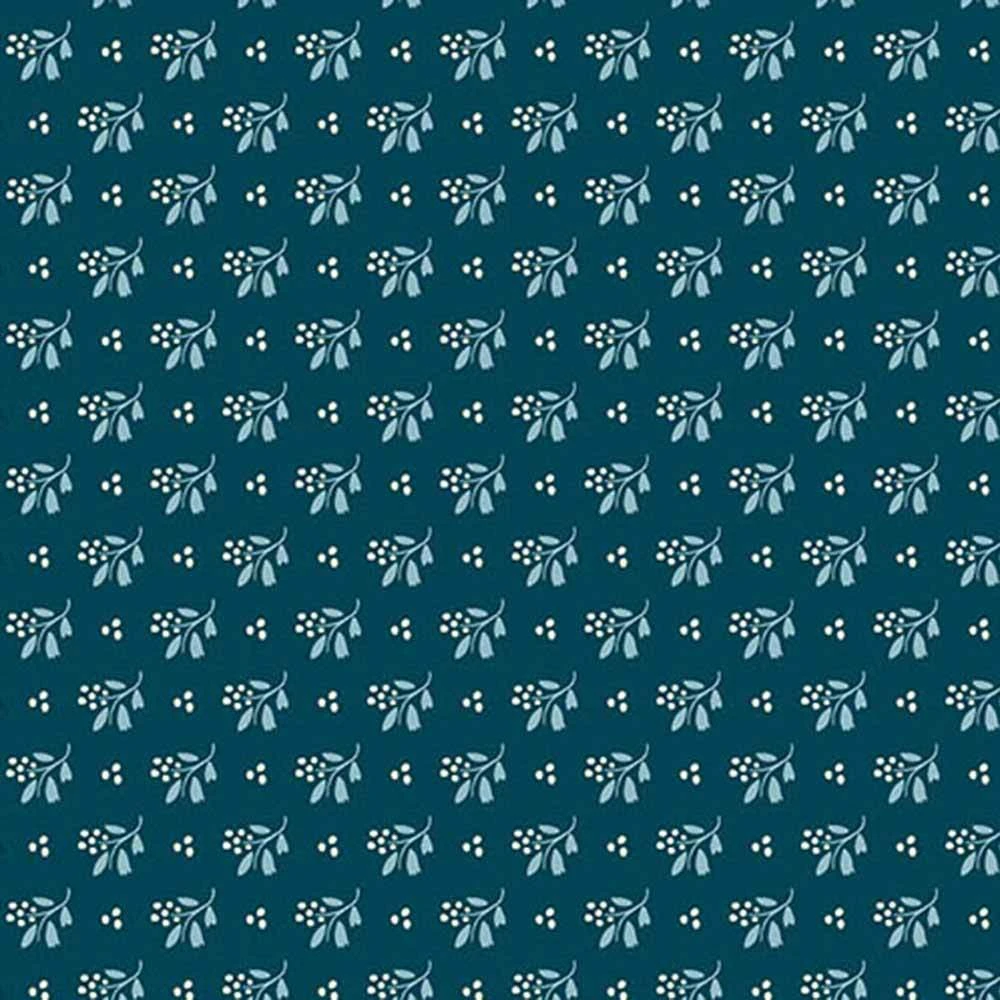 Andover Fabrics - Cozy House By Judy Jarvis - Little Cutie - Midnight - Yardage 1 Andover Fabrics - Cozy House By Judy Jarvis - Little Cutie - Midnight - Yardage