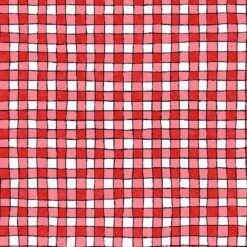 Maywood Studios - I Heart You - Kris Lammers - Gingam - Red - Yardage