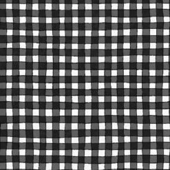 Maywood Studios - I Heart You - Kris Lammers - Gingam - Black - Yardage