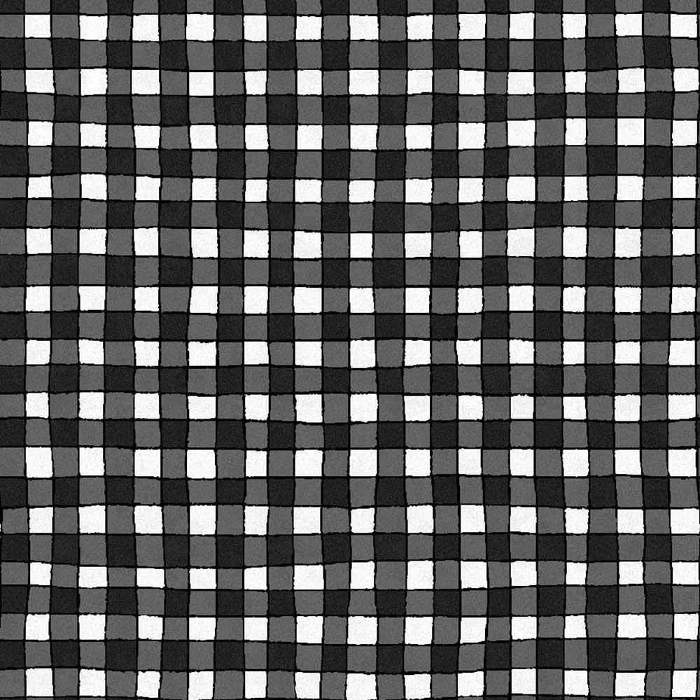 Maywood Studios - I Heart You - Kris Lammers - Gingam - Black - Yardage 1 Maywood Studios - I Heart You - Kris Lammers - Gingam - Black - Yardage