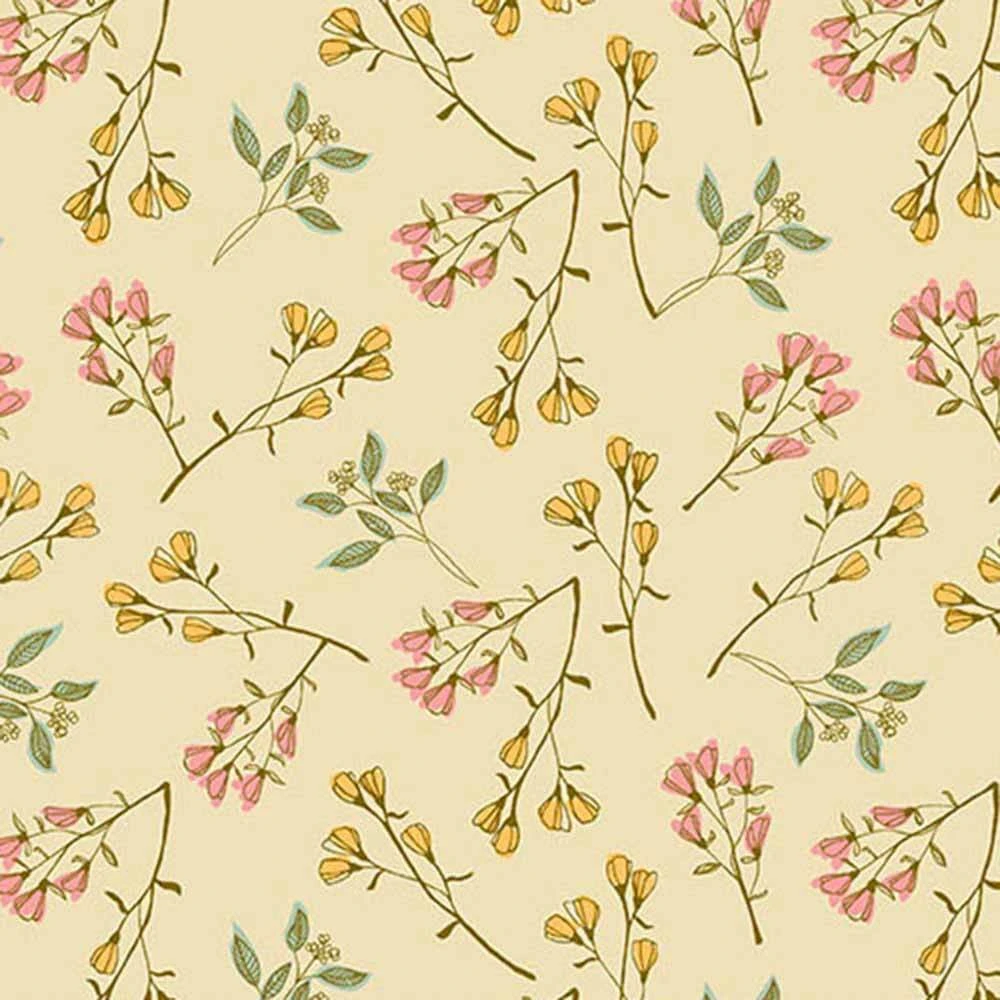 Andover Fabrics - Meadow Walk By Alexandra Bordallo - Bloom Burst - Cream - Yardage 1 Andover Fabrics - Meadow Walk By Alexandra Bordallo - Bloom Burst - Cream - Yardage