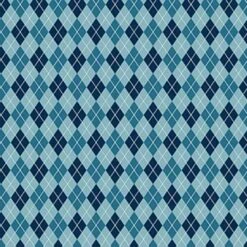 Northcott Fabrics - Hole In One - Racquel Martindale - Golf Plaid - Blue - Yardage