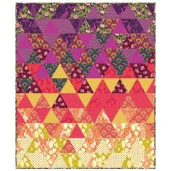 Triangle Fade Quilt - Plum Kit